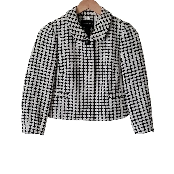 Banana Republic Tweed Crop Jacket Size 0 - Picture 3 of 7